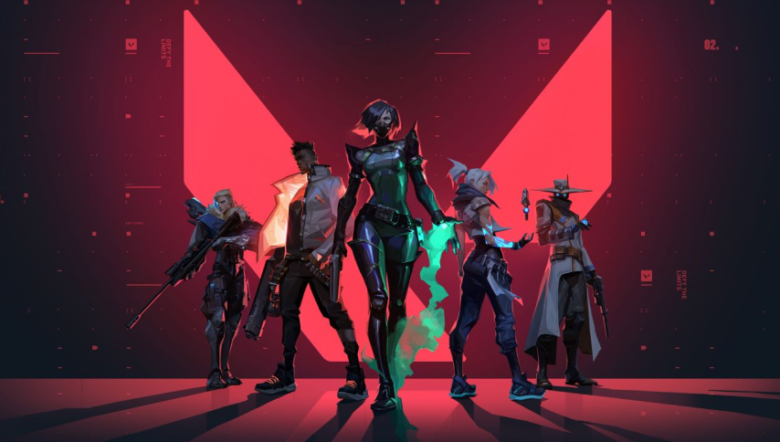 Gaming artwork featuring Valorant characters